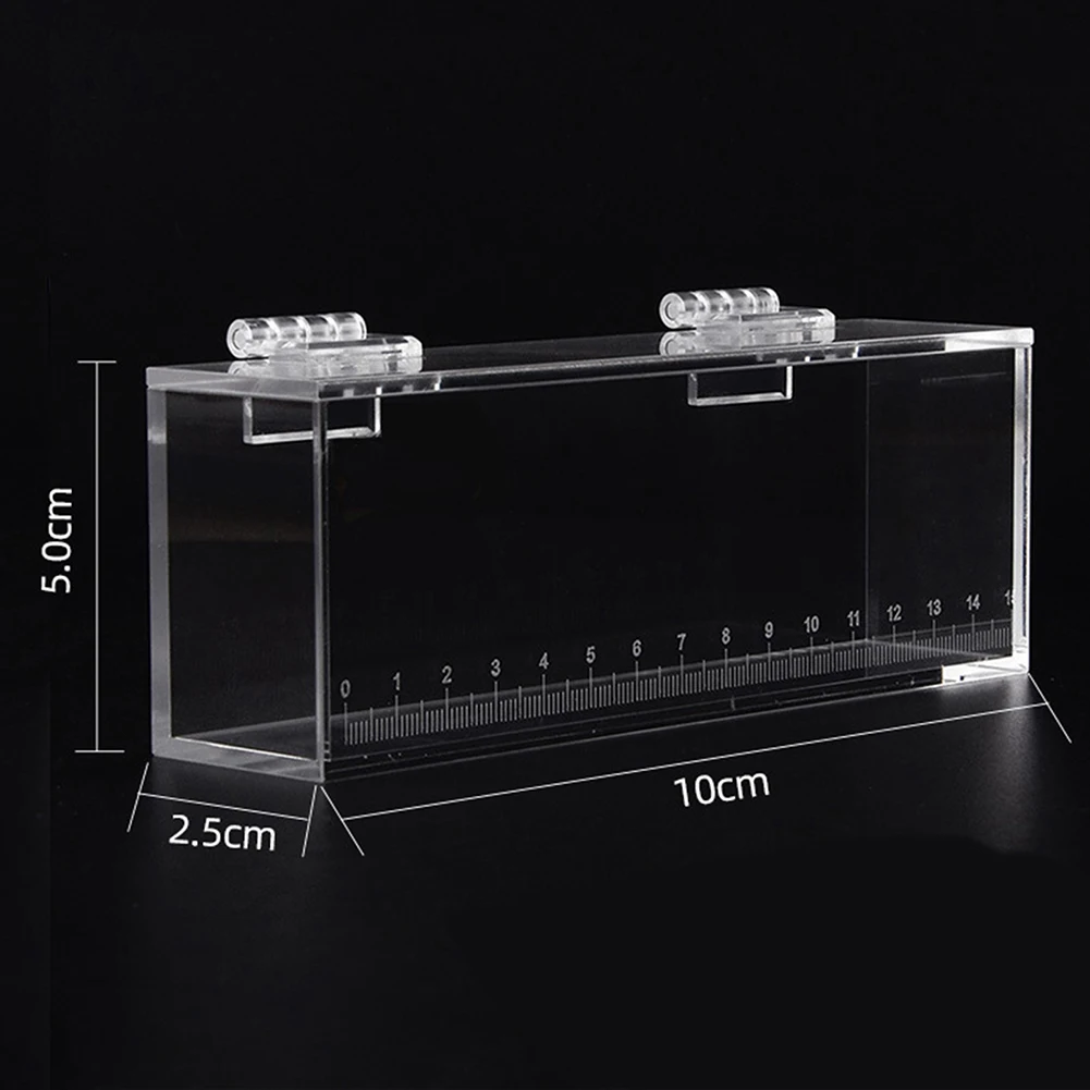 1 X Scatola Di Visualizzazione Del Pesce Betta Fish Aquarium Scatola Di Allevamento Acrilico Fish House Home Clear Fish Tank Incubatrice Da Cova