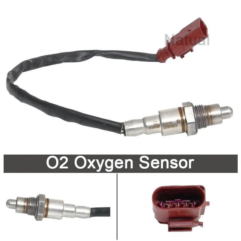 Sonda Lambda O2 Ossigeno Per Seat Ibiza Toledo Skoda Fabia Rapid Vw Polo 1.2 Tsi 0258030127 0258030128 04E906262Bh