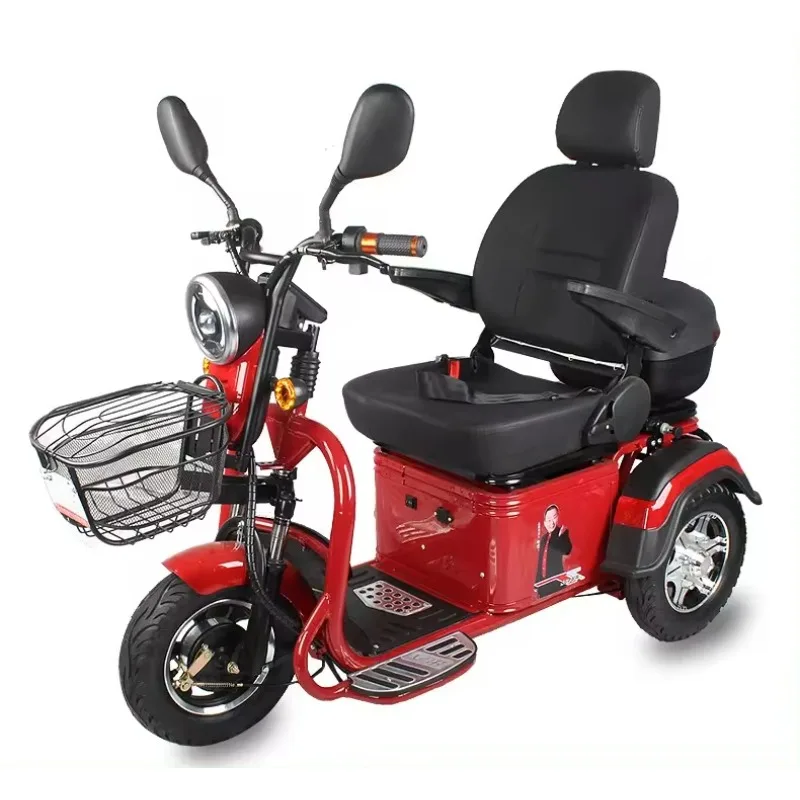 Scooter Per Disabili A 3 Ruote Scooter Per Disabili/Portatori Di Handicap Triciclo Elettrico Per Anziani Carico Uso Domestico Triciclo Elettrico