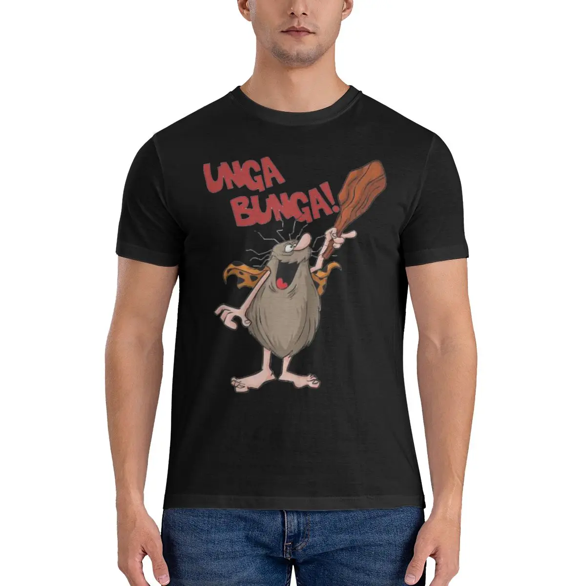 Maglietta Da Uomo Captain Caveman Birthday Wishes T Shirt Wacky Races 1968 Anime Tv Series Magliette In Cotone Magliette Girocollo A Maniche Corte Div
