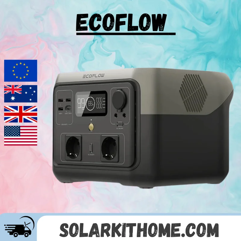 Ecoflow River 2 Max Mini Extra Portable Power Station 500W 512W Outdoor Camping Rv Backup Lithium Pastella 200000Mah Outlet