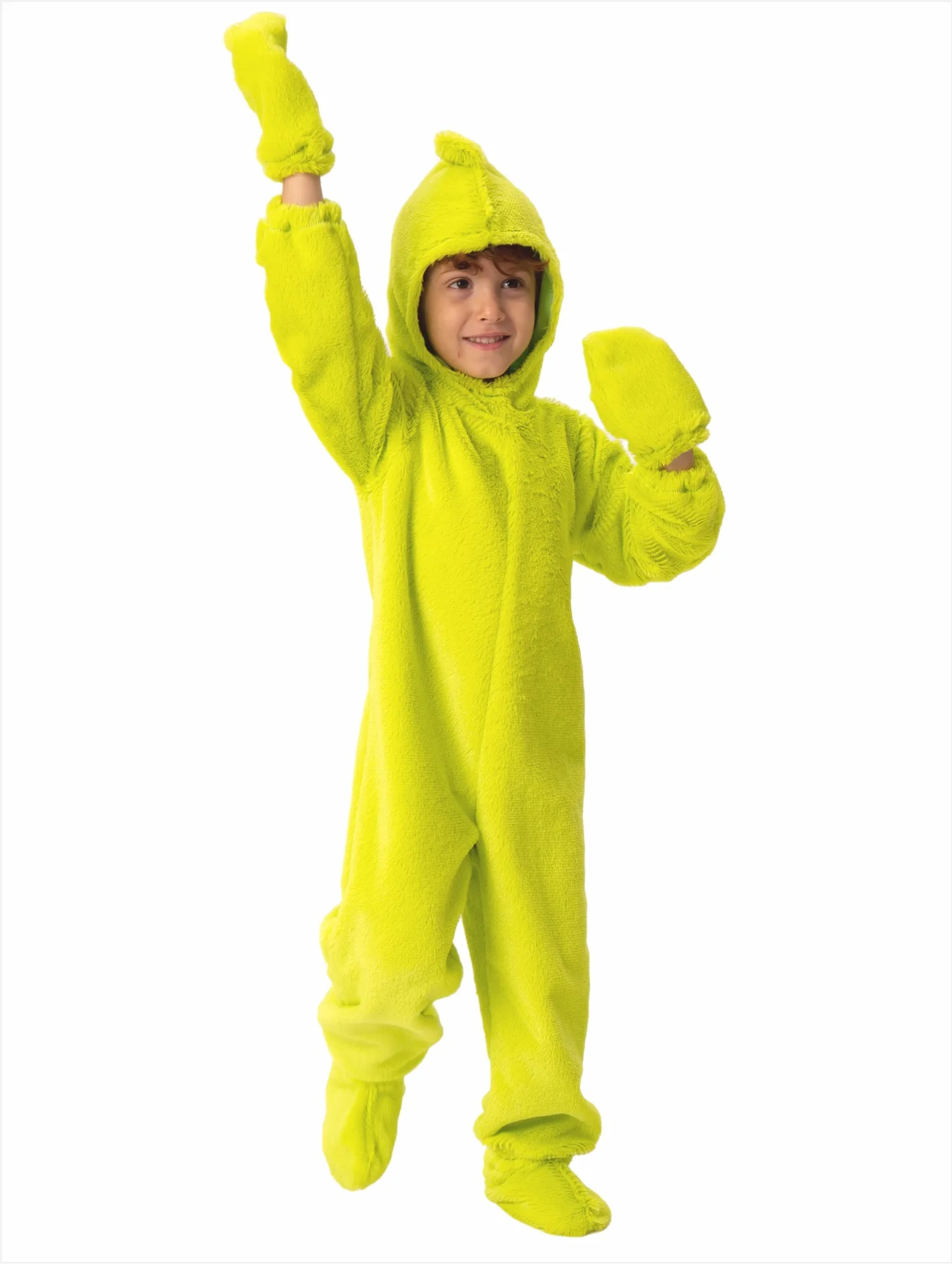 Cartoon Monster Cosplay Green Monster Tuta Costume Halloween Per Kid Christmas