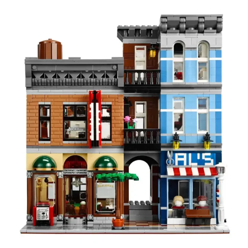 2262 Pcs Detective Office Building Blocks Mattoni Architettura Compleanno Regali Di Natale Giocattoli Compatibili 10246 15011