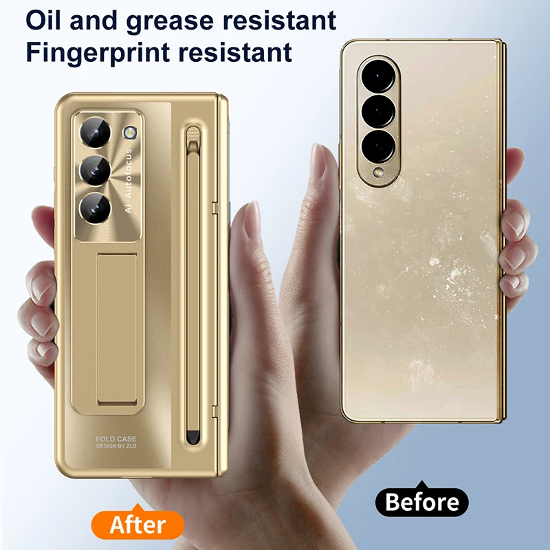 Per Samsung Galaxy Z Fold 6 Z Fold 5 Z Fold 4 Lussuosa Custodia Per Cellulare Antiurto Con Supporto All Inclusive A 360 °