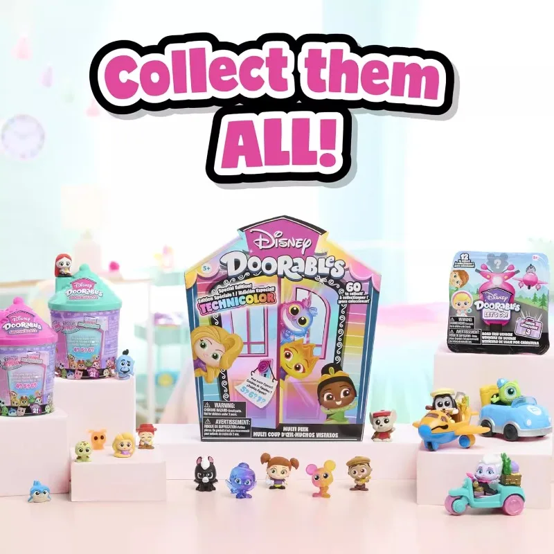 Disney Doorables Open Door Mini Dolls Les Not Go Series 11 Glass Eyes Action Figures Collection Ornaments