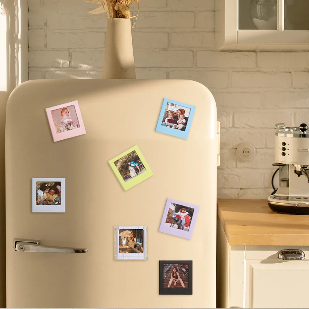 Per Fujifilm Square Sq6 Sq10 Sq20 Frame Magnetic Sheet Assembly Photo Placement Frigorifero Sticker Per Fuji Square Photo Frame