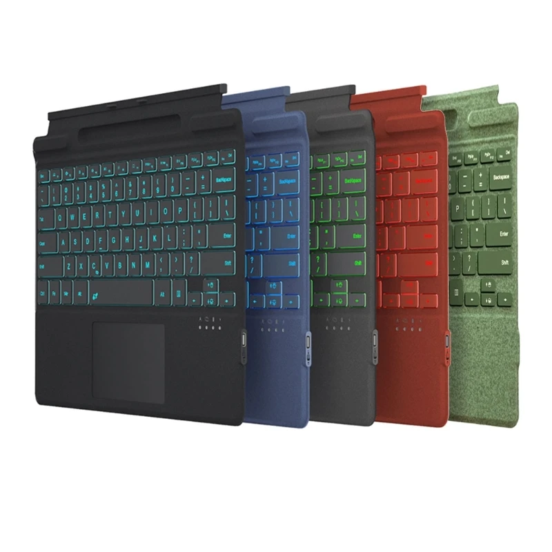 Tastiere Wireless Per Tastiere Surface 8/9 Tastiera Magnetica Compatibile Retroilluminazione A 7 Colori