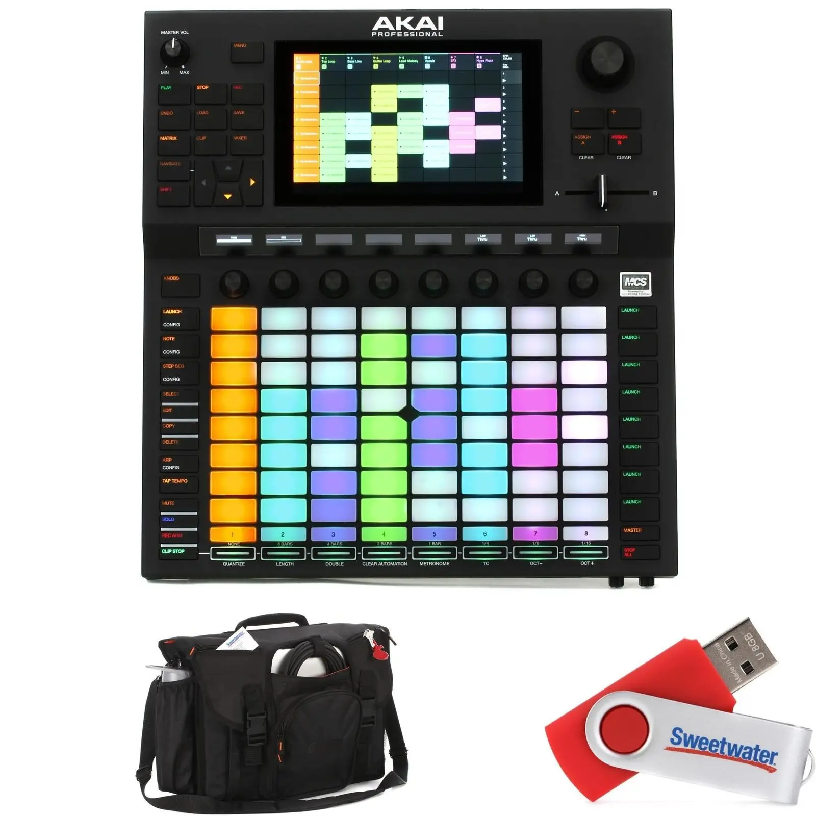 Valore Di Qualità Akai Professional Force Essential Bundle Con Gig Bag E Usb Flash Drive