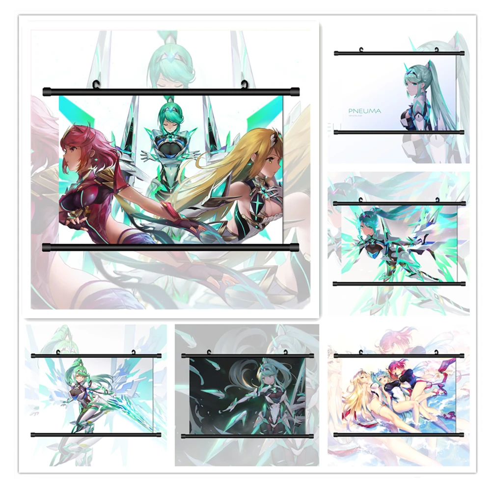 Anime Manga Canvas Painting Xenoblade Chairs 2 Wall Art Nordic Poster E Stampe Per Living Kids Room Decor Immagini A Parete