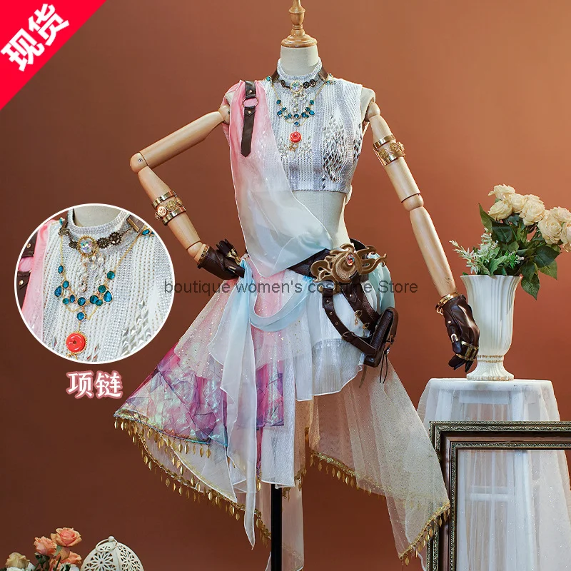 Naraka: Bladepoint Yongjie Infernal Cosplay Shen Miaoqi Cloud Shirt Inventor Cosplay Game Anime Suit Female