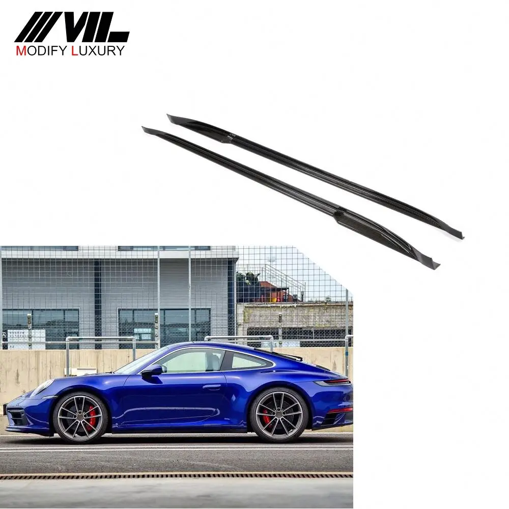 Modifica Luxury 911 992 Dry Minigonne Laterali In Fibra Di Carbonio Per Porsche 911 992 Carrera 4 S 4 S Coupé 2-Door 2019-2020