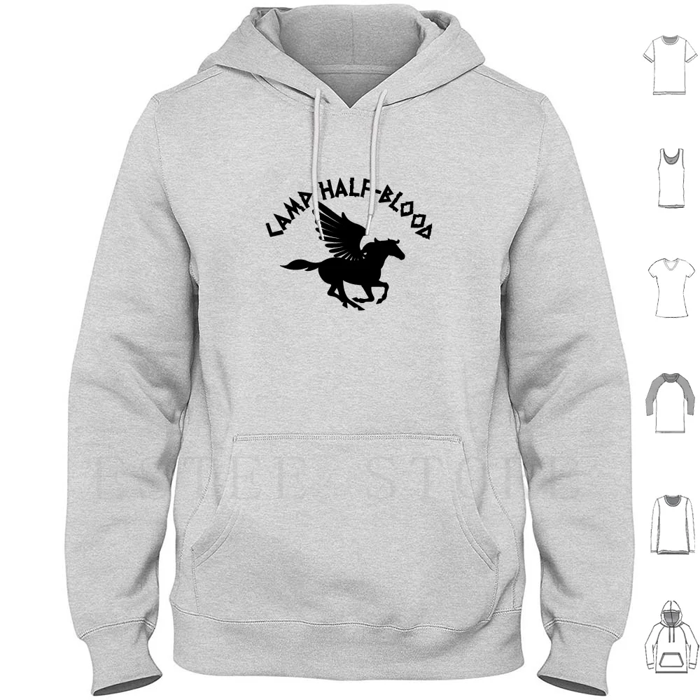 Camp Half Blood Long Island Sound #8 Felpa Con Cappuccio Manica Lunga Camp Half Blood Hot Topic Camp Half Blood Poseidon Camp Half Blood