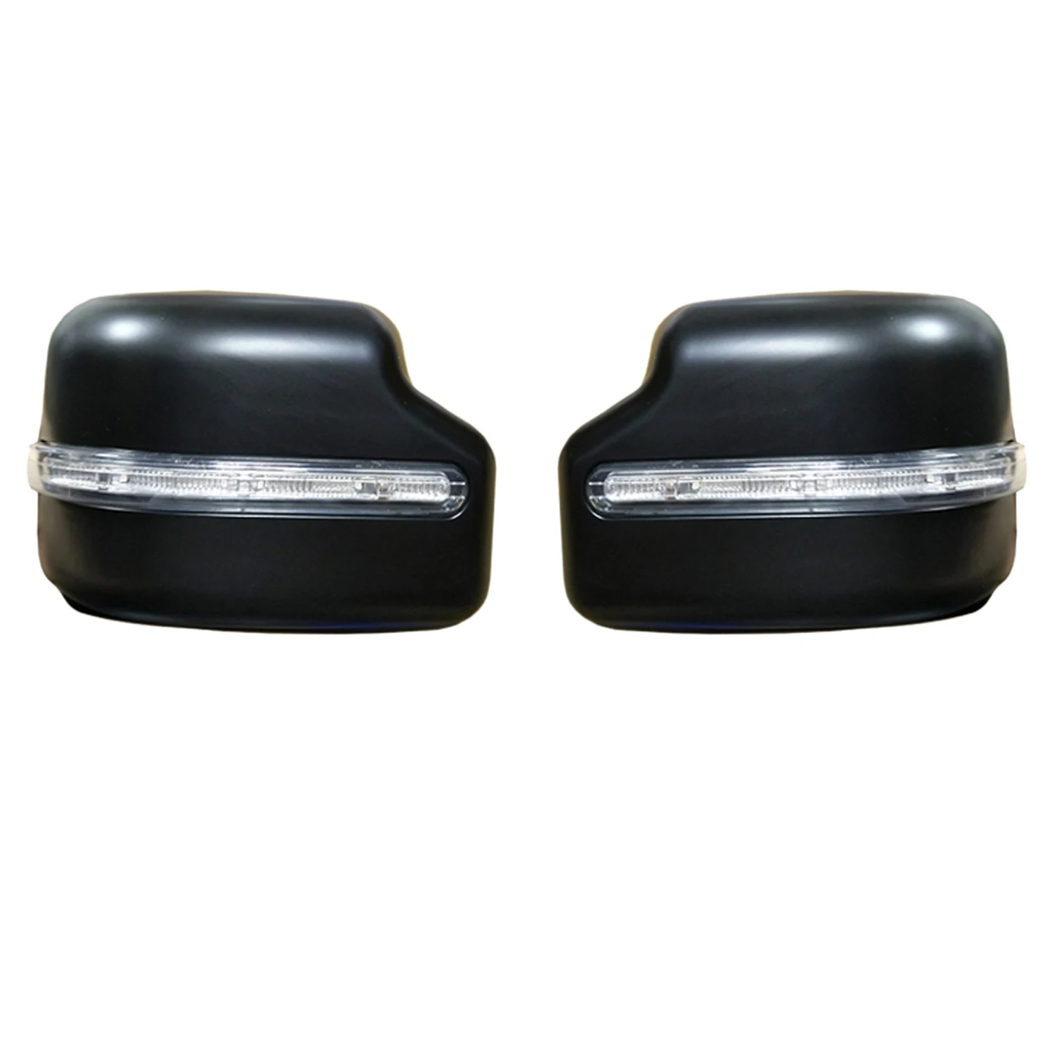Car Rear View Mirror Cover Side Wing Mirror Cap Shell With Turn Signal Light For Suzuki Jimny Jb64 Jb74 2018-2020 Black