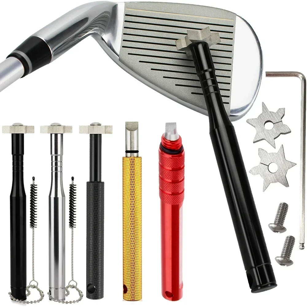 Coda Wedge Design Lega Golf Wedge Cordino U Groove Cut Cleaning V Affilatrice Lama Affilatura Forniture Da Golf Foro Strumento Antiscivolo