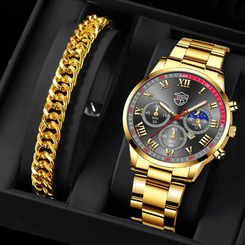 Design Creativo Big U-Boat Orologi Da Uomo Business Orange Color Pointer Orologio Al Quarzo Da Uomo Hook Big Boat Watch Uboat Steel Watch