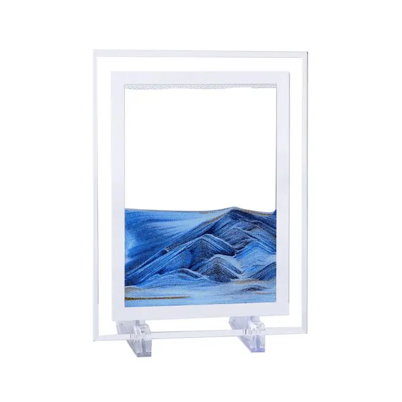 3D Quicksand Decor Colorful Liquid Art Toys Rilassante Desktop Home Work Decor Art Toys Activity Calm Relax Desk Toys Moving