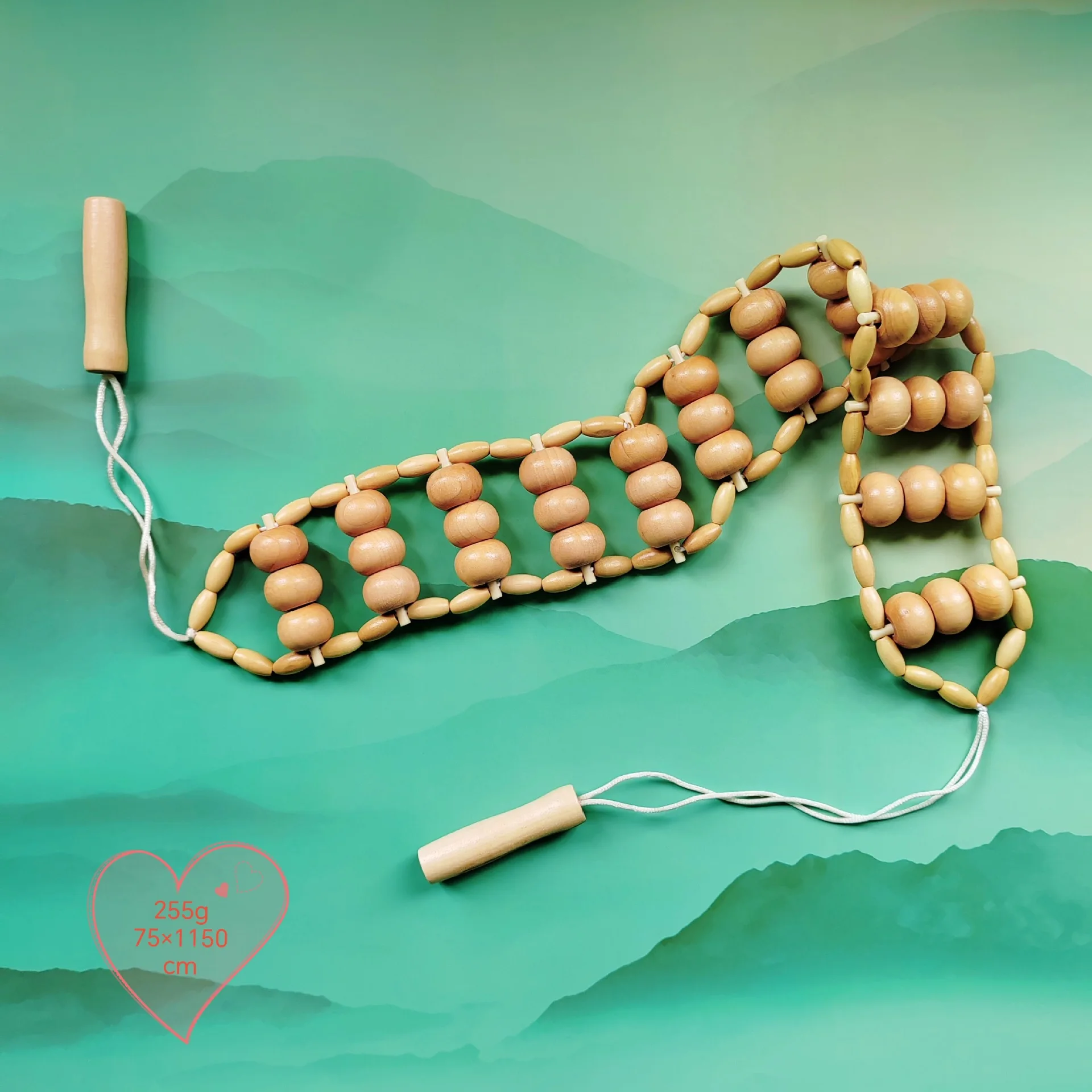 Handmade Wooden Manual Back Puller Muscle Stimulator Beauty Curve Adjustment Relaxation Soothing Massage Roller Health Tools