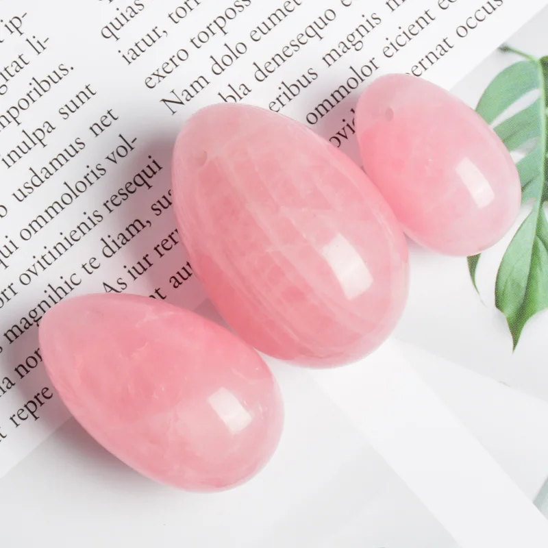 Nuove Donne Rosa Cristallo Bellezza Uovo Massaggio Uovo Polvere Idratante Cristallo Massaggiatore Viso Sollevamento Viso Massaggiatore Giada