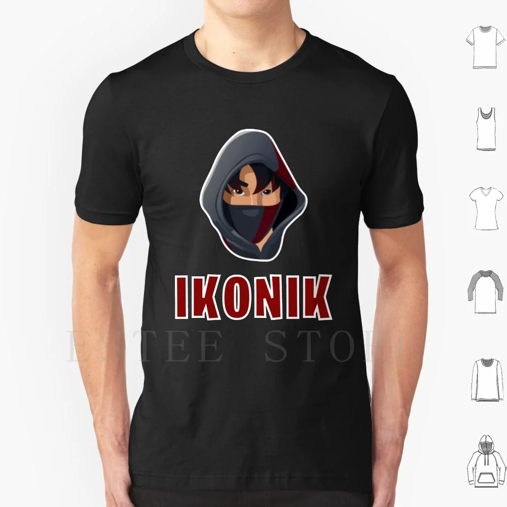 Ikonik Skin T Shirt Cotton Men Stampa Fai Da Te Ikonik Skin Battle Royale Ikonik Red Gaming