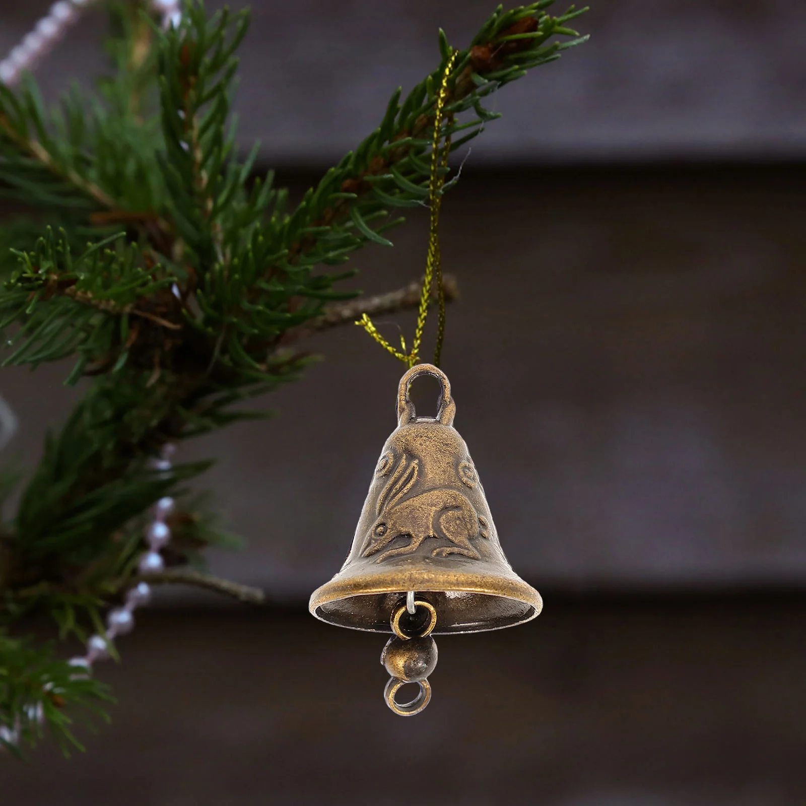 Metal Antique Bell Feng Shui Metal Wind Chime Fortune Jingle Bell Portachiavi Pendenti Festival Party Decorazione Natalizia