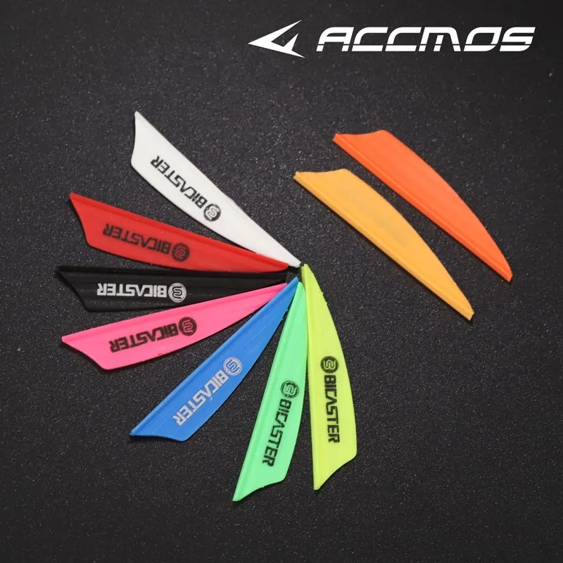 30 Pz Tiro Con L'Arco Freccia Plastica Fletching 1.89 Pollici Arrow Vanes Per Accessori Freccia