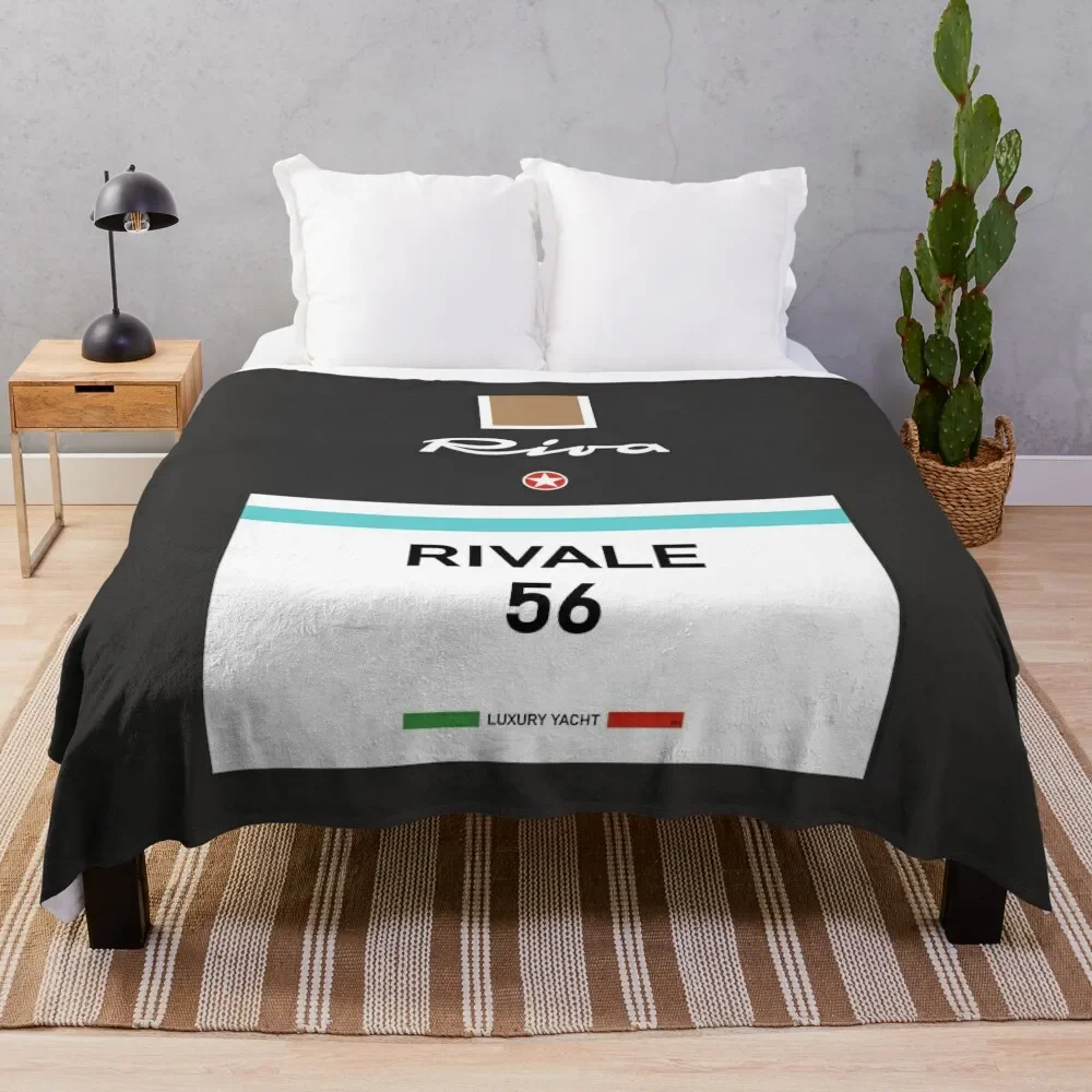 Rivale Riva Aquarama Italia Costa Azzurra Monaco Coperta Vintage Calda Regali Di Natale Coperte