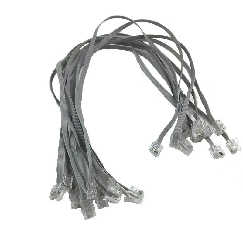 10 Pz 50Cm Ev3 Linea Dati Connettore In Cristallo Cavo Flessibile Blocchi Motore Compatibile Con Lego Mindstorms Nxt Robot 45544
