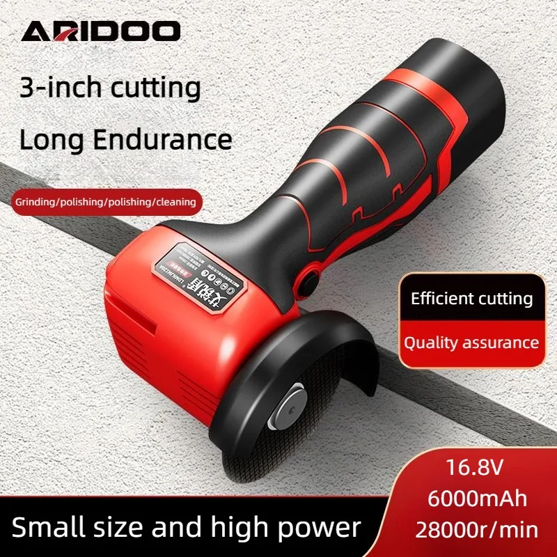 Smerigliatrice Angolare 16.8V 28000Rpm Strumento Di Molatura Ricaricabile Lucidatrice A Batteria Smerigliatrice Diamantata Strumento Elettrico