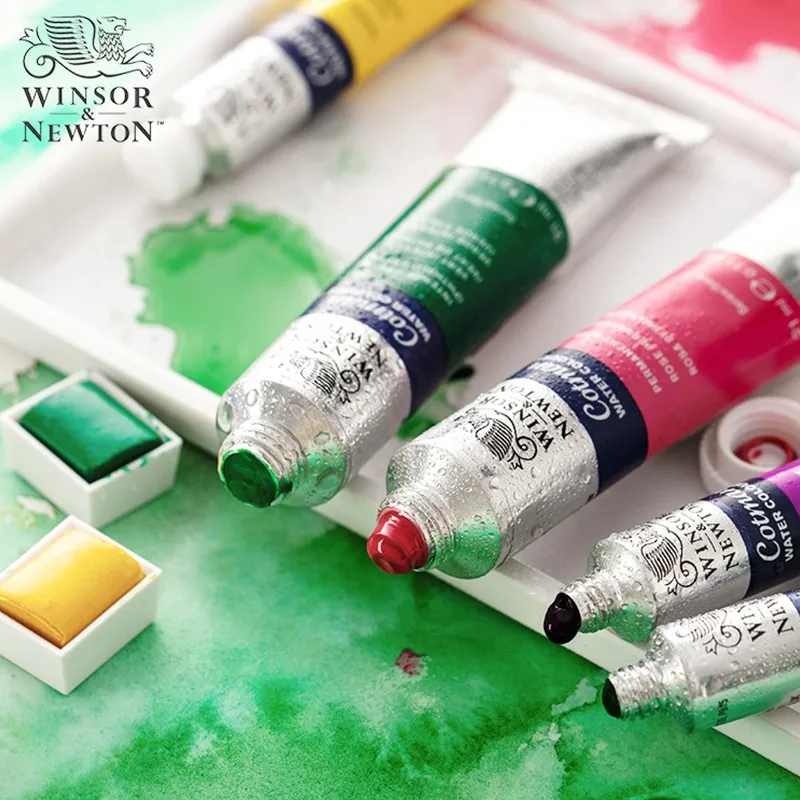 Winsor & Newton Cotman Acquerello Paint, 8Ml (0.27-Oz) Tube Art Supplies Aquarela Buona Trasparenza, Eccellente Forza Colorante