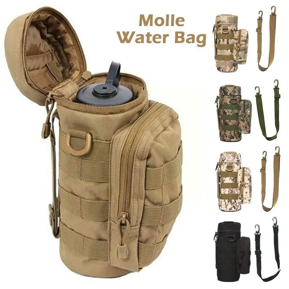 Outdoor Tactical Military Molle Water Bag Holder Bottle Escursionismo Campeggio Pesca Water Pouch Bottle Borsa A Tracolla Da Viaggio Z2H6