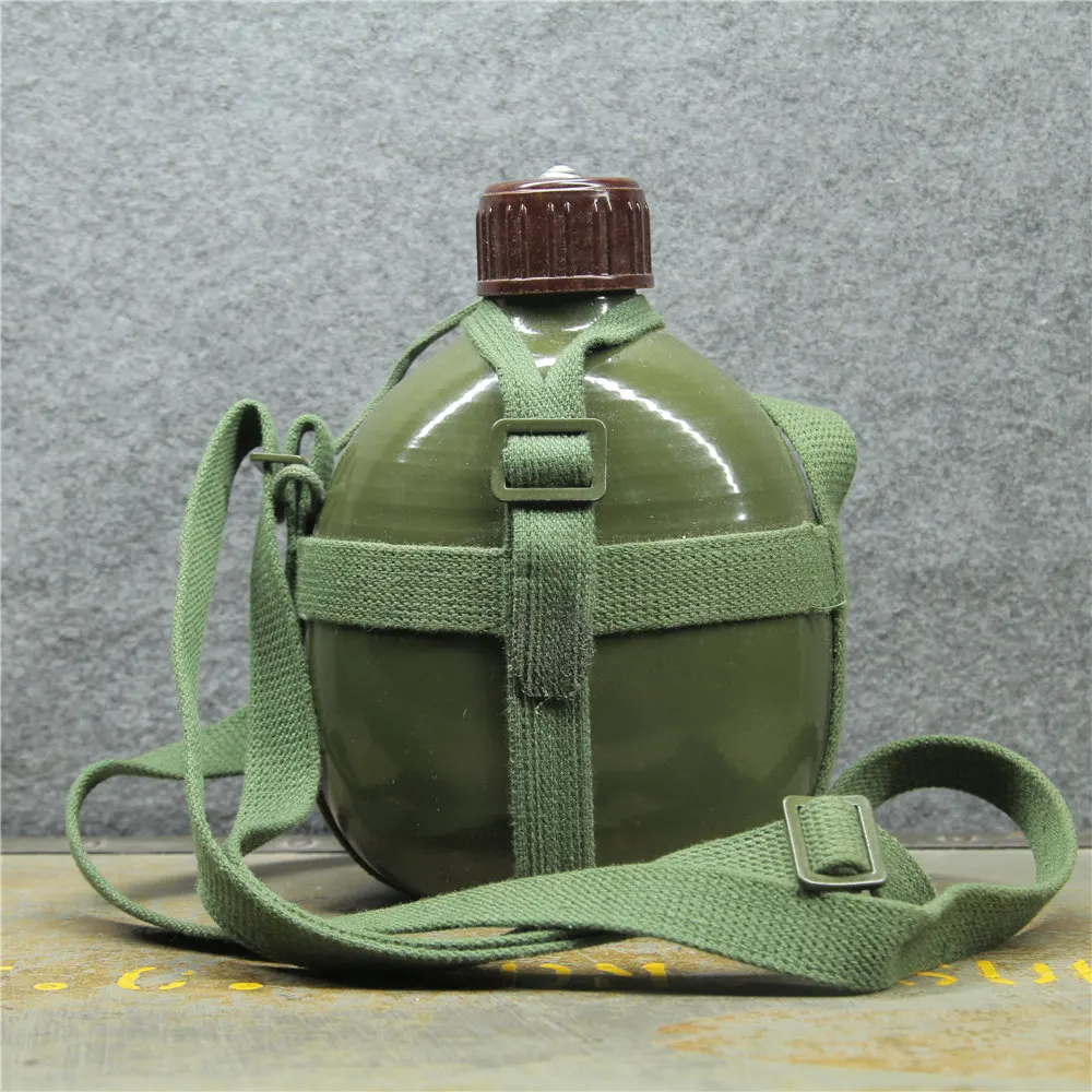 Originale Cinese Chicom Military Surplus Pla Army Type 87 Bottiglia D'Acqua Borraccia Borraccia 1L Tactical Field Army Equipment