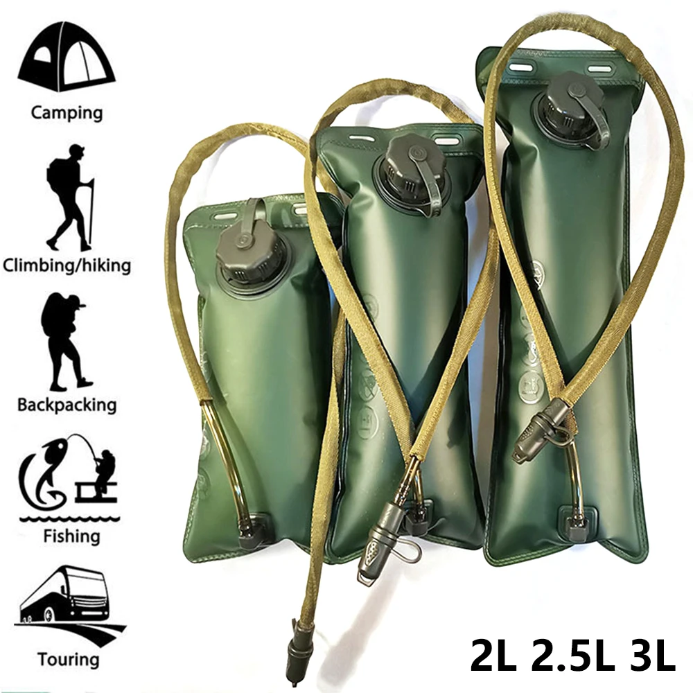 2L 2.5L 3L Water Bladder Water Reservoir Hydration Pack Storage Bag Bpa Free Pieghevole Camping Running Hydration Vest Zaino