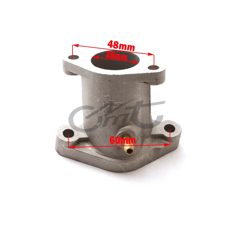 Motorcycle Carburetor Intake Aluminium Alloy Manifold Pipe Joint For Yamaha Ybr125 Ybr 125 125Cc Spare Parts