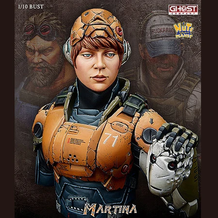 1/10 Martina Resin Figure Bust Gk Mechanical Series Movie Game Ruolo Non Rivestito Nessun Colore