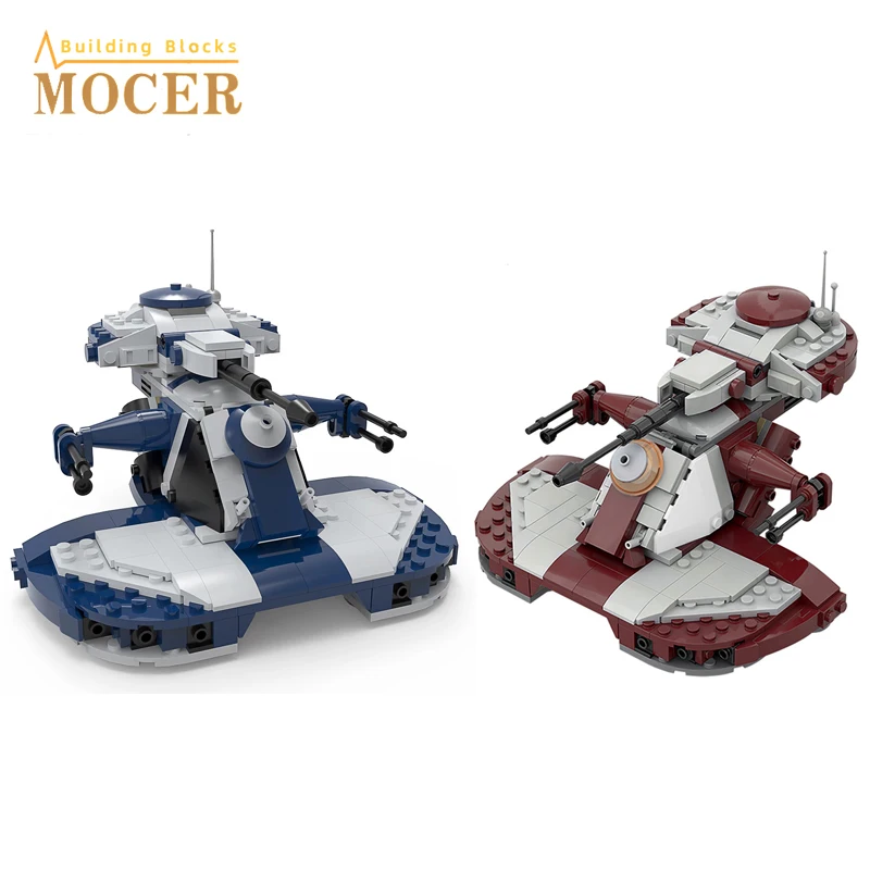 Moter Space Wars Arma Aat Tank Veicoli D'Assalto Corazzati 75283 Set Modifica Modello Building Blocks Giocattoli Per Regalo Per Bambini