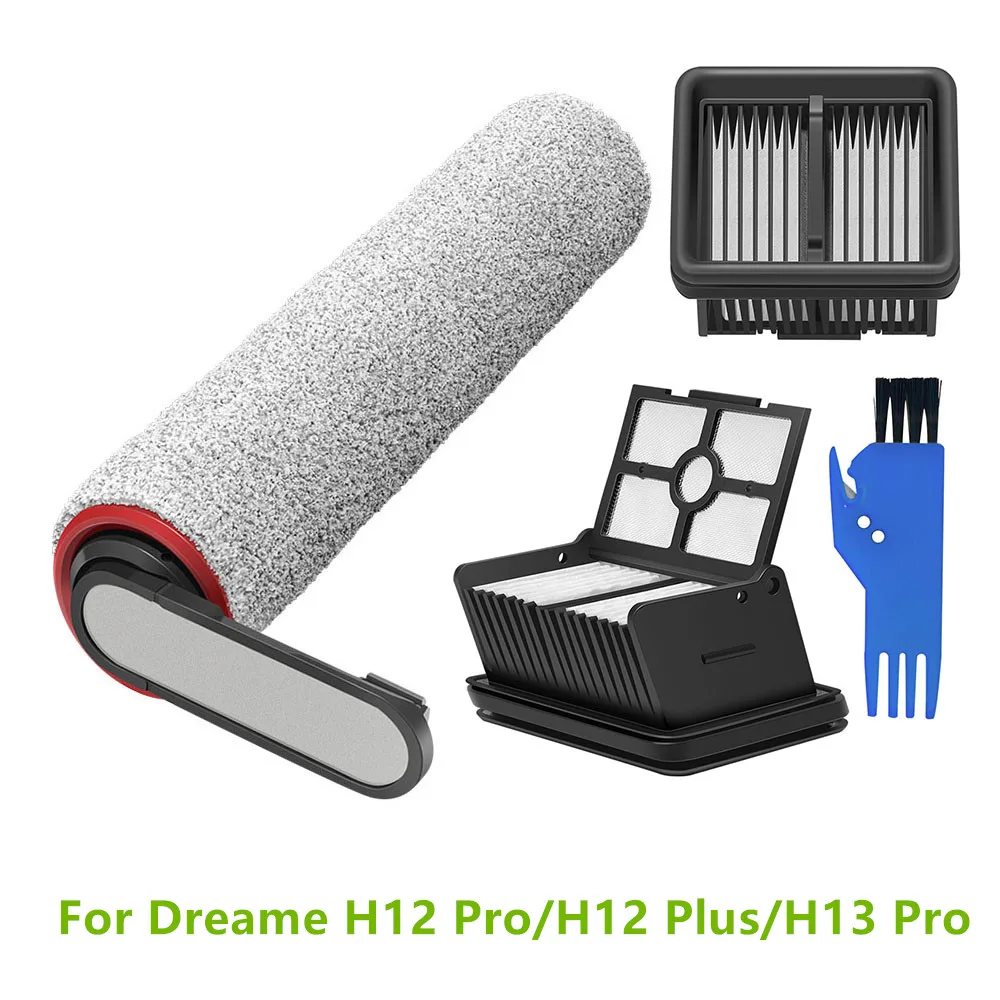 Per Dreame H12 Pro/H12 Plus/H13 Pro Roller Brush Filtro Hepa Soft Roller Brush Filtri Hepa