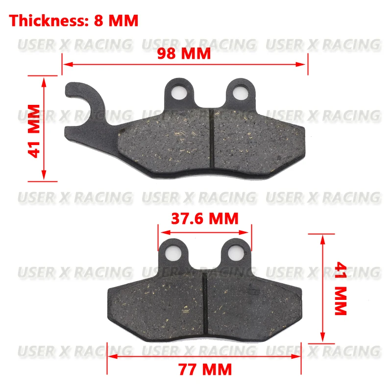 Usx Pastiglie Freno A Disco Per Moto Freni Pastiglie Freno A Disco Anteriori Posteriori Per Sfa353 Vespa Piaggio Gilera Derbi Aprilia Peugeot Keeway