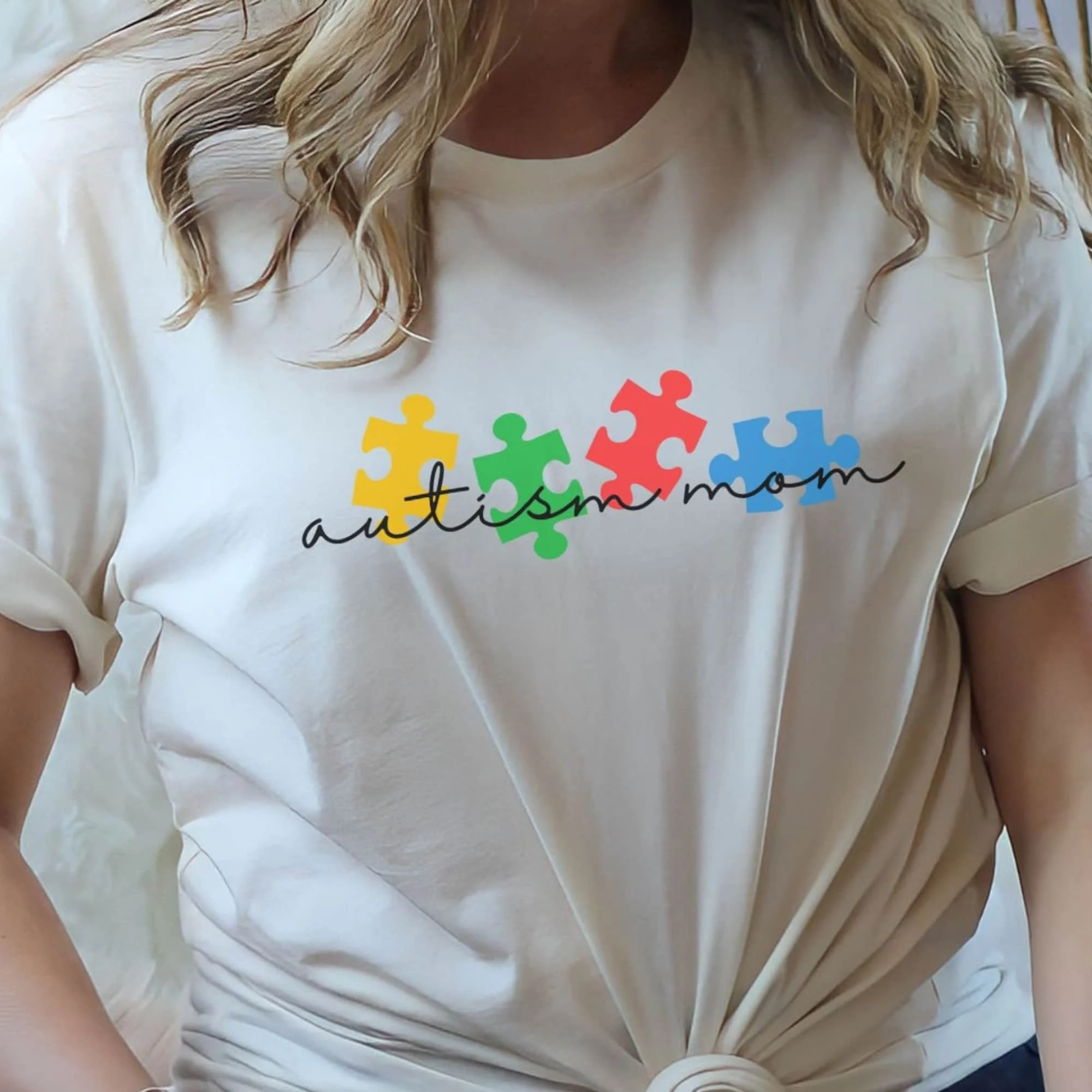 Autismo Mamma Maglietta Puzzle Pezzi Asd Accettazione Consapevolezza Inclusione Ausome