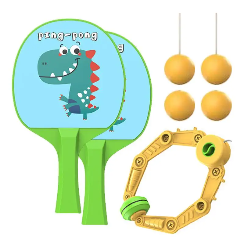 Ping Pong Trainer Indoor Portatile Ping Pong Ping Pong Ginnico Regolabile Pingpong Balls Training Sparring Device Con