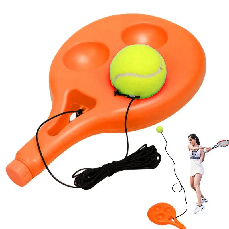 Tennis Trainer Rebound Ball Retrattile Tennis Serve Trainer Pickle Ball Rebound Con String Portable Tennis Training Equipment