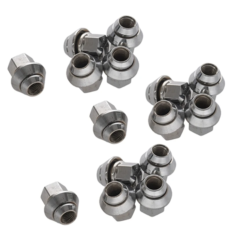 15 Pz M12 X 1.5 19Mm Esagonale Per Ford Wheel Open Nuts Fiesta Focus Ka Mondeo C-Max