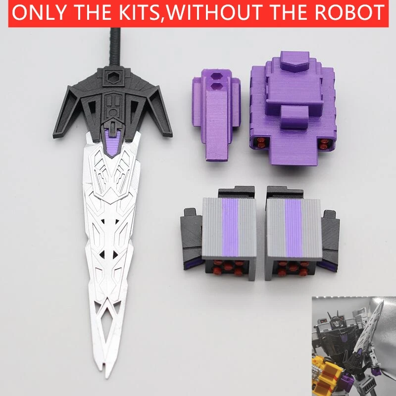 Bew Big Sword Shoulder Cannon Wear Upgrade Kit Per La Trasformazione Legacy Motormaster Menasor Action Figure Accessori