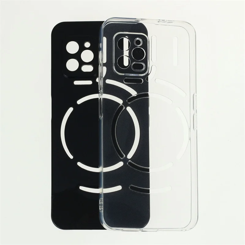 Per Unihertz Luna Case Cover Protettiva Completa In Silicone Tpu Nero Morbido