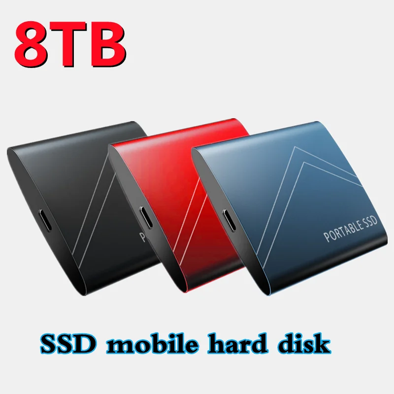 Nuovo 8Tb 6Tb 4Tb Ssd Esterno 2Tb Disco Rigido Mobile A Stato Solido Usb 3.1 Ssd Esterno Typc-C Disco Rigido Portatile Ssd