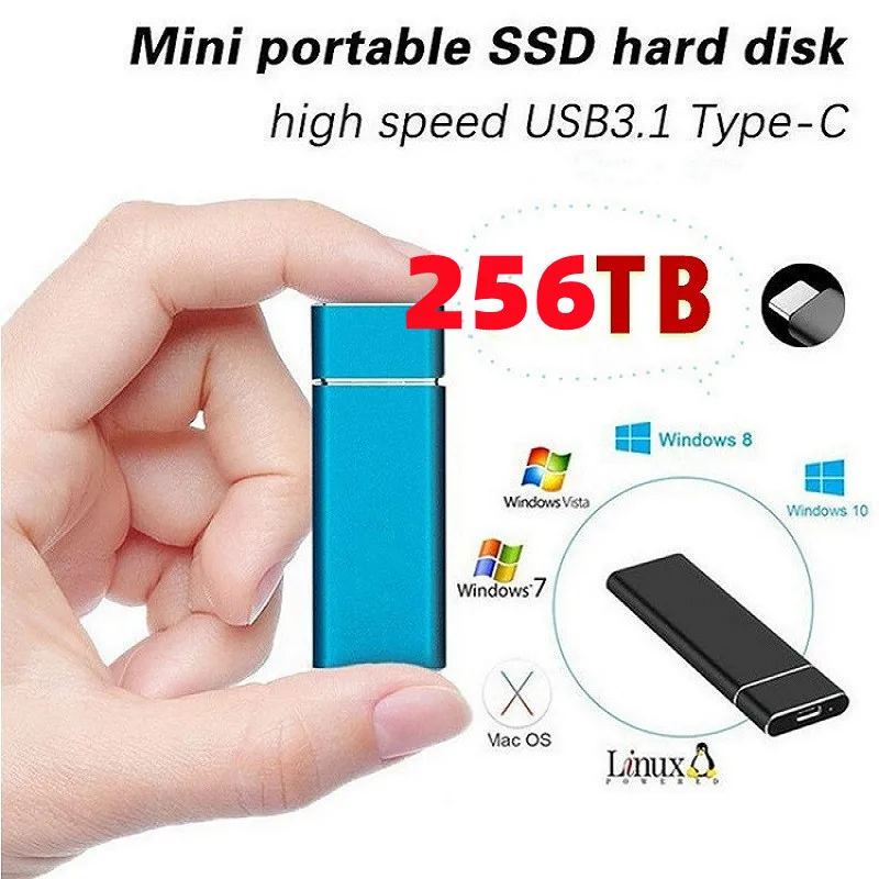 Ssd M.2 Disco Rigido Esterno Disco Rigido Portatile Hd Externo Hd 4Tb 8Tb 128Tb 64Tb Usb3.0 Storage Externe Hdd 4Tb Ssd Esterno