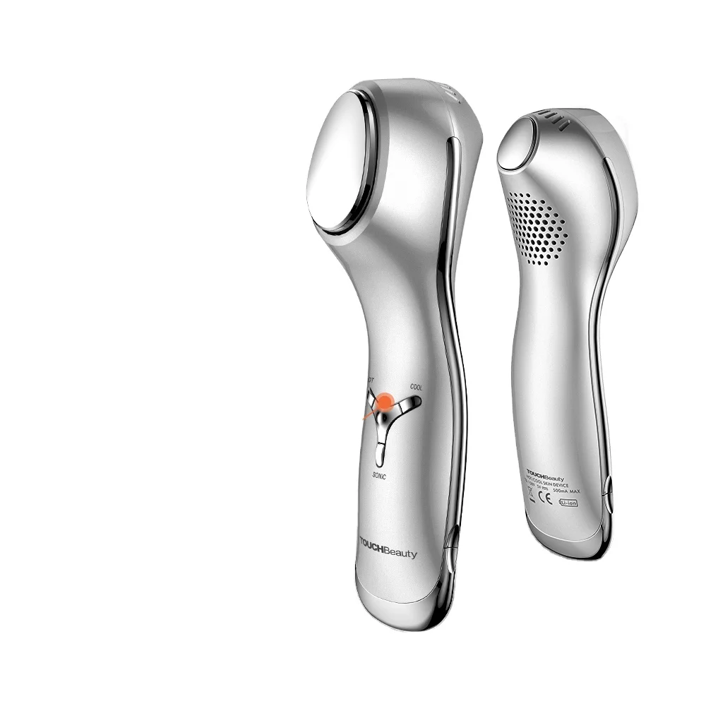 Touchbeauty Sonic Vibration Skin Care Device 2 In 1 Massaggiatore Viso E Occhi Caldo E Freddo