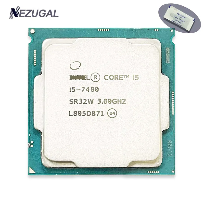I5-7400 I5 7400 3.0 Ghz Processore Cpu Quad-Thread Quad-Core 6M 65W Lga 1151