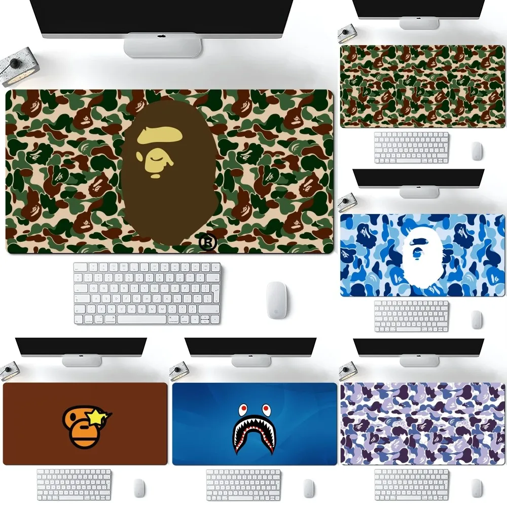 Fashion B-Bape Cool Mousepad Computer Laptop Gamer Pad Accessori Da Gioco Per Pc Tappetini Da Scrivania