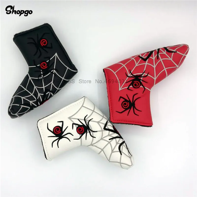 [3 Colori] Copri Putter Da Golf Spider Blade Sport All'Aria Aperta Copricapi Da Golf Impermeabili In Pu Per Uomo Donna