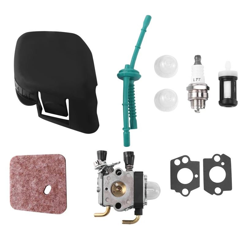 Kit Carburatore Per Stihl Fs45 Fs46 Fs55 Fs55R Fc55 Fs38 Fs55Rc Km55 Hl45 Km55R Fs45C